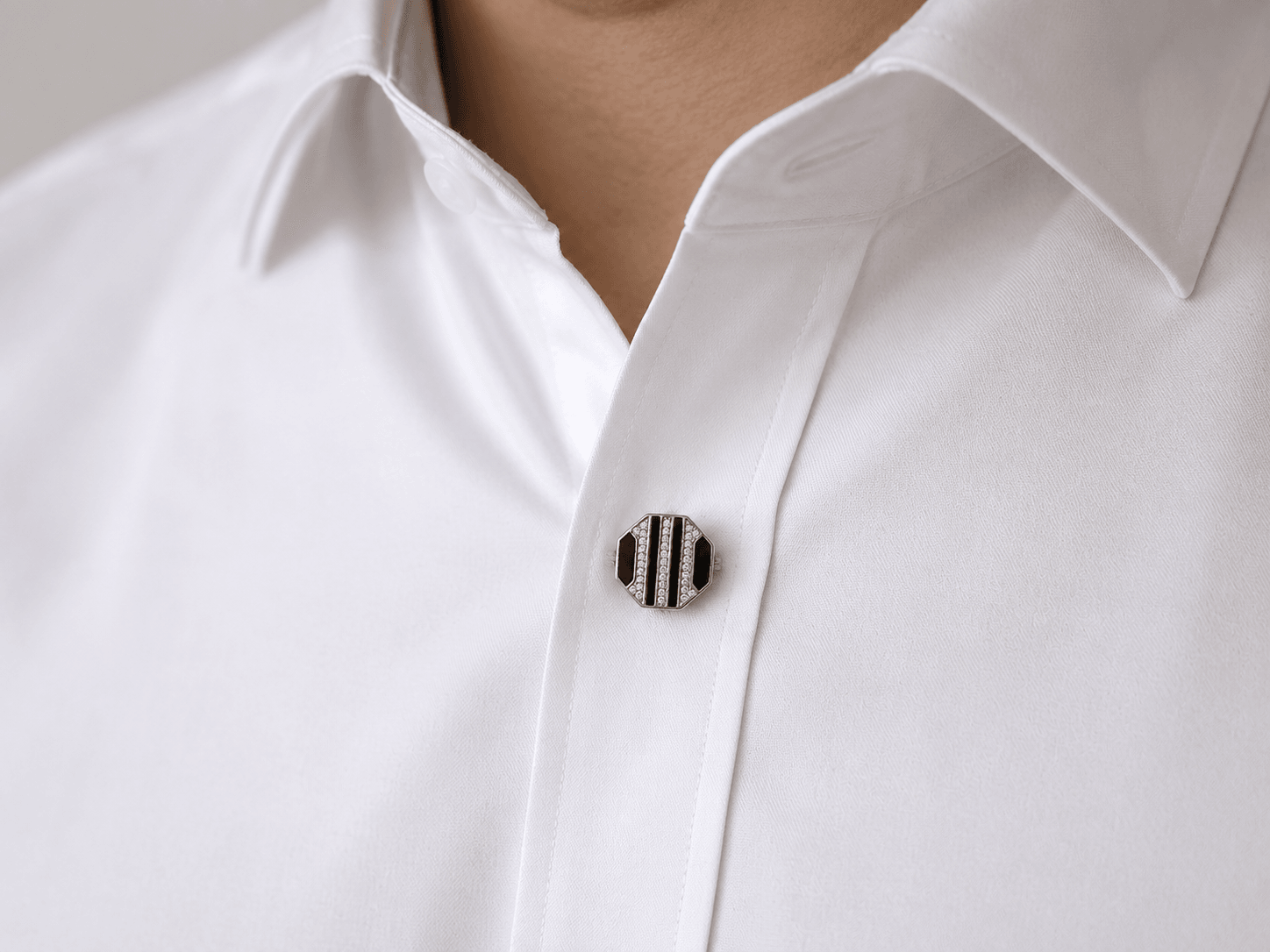 Noir Luxe Button Covers - alternate view