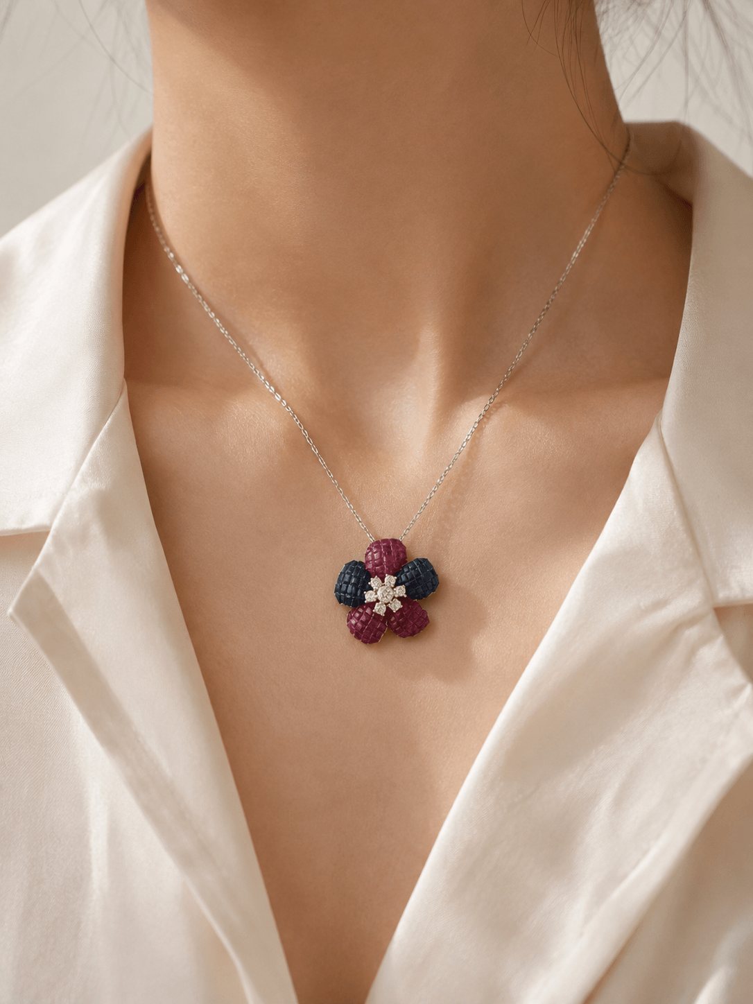 Mosaïque Jardin Bloom Pendant