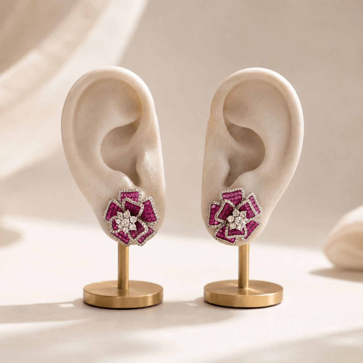 Mosaïque Rosé Bloom Studs