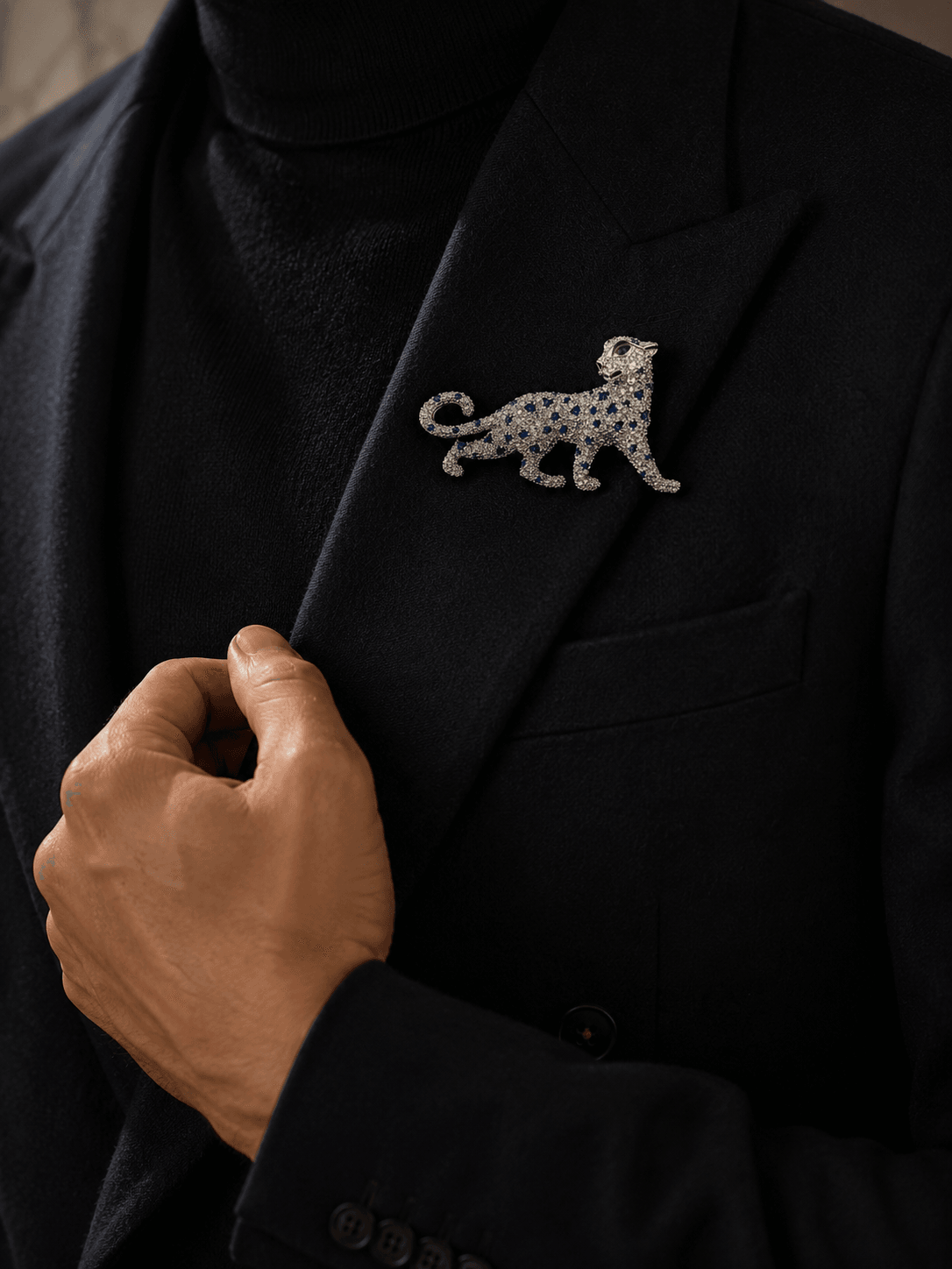 Panther Royale Brooch - alternate view