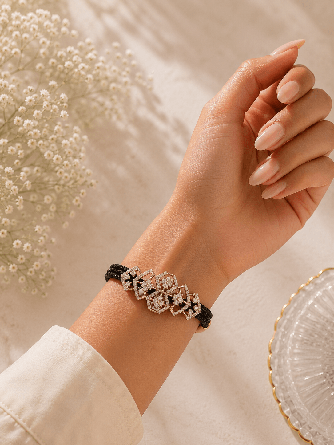 Floral Lattice Bracelet - alternate view
