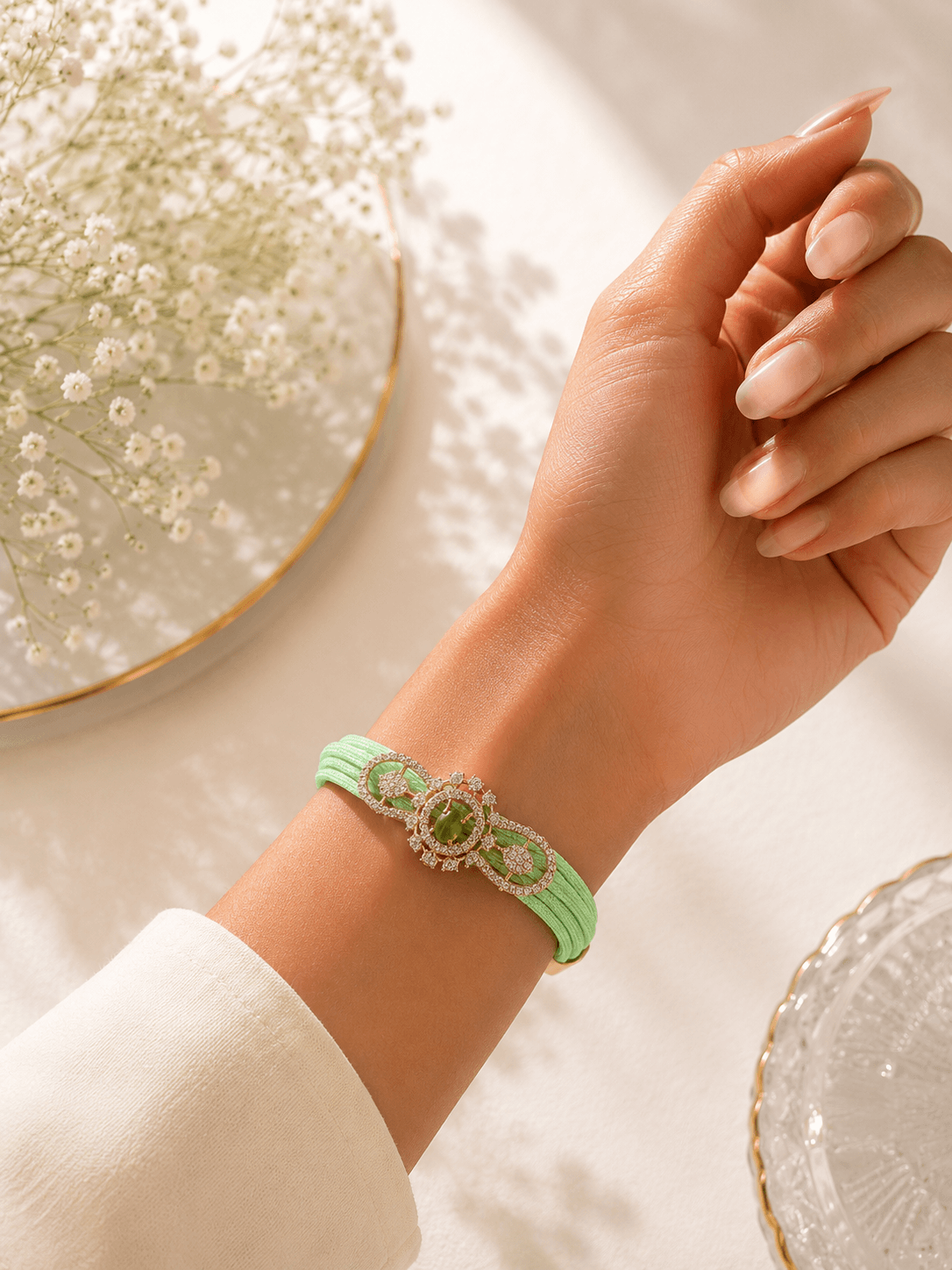 Emerald Aura Bracelet