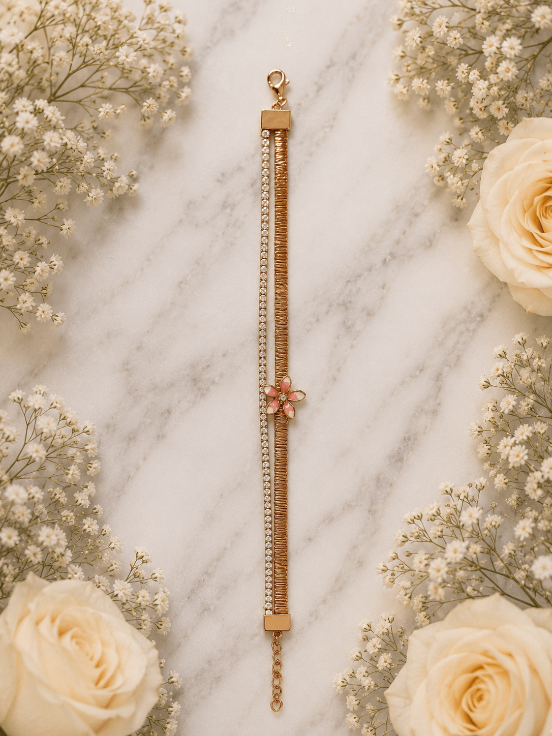 Sakura Bloom Bracelet (Rose Gold)