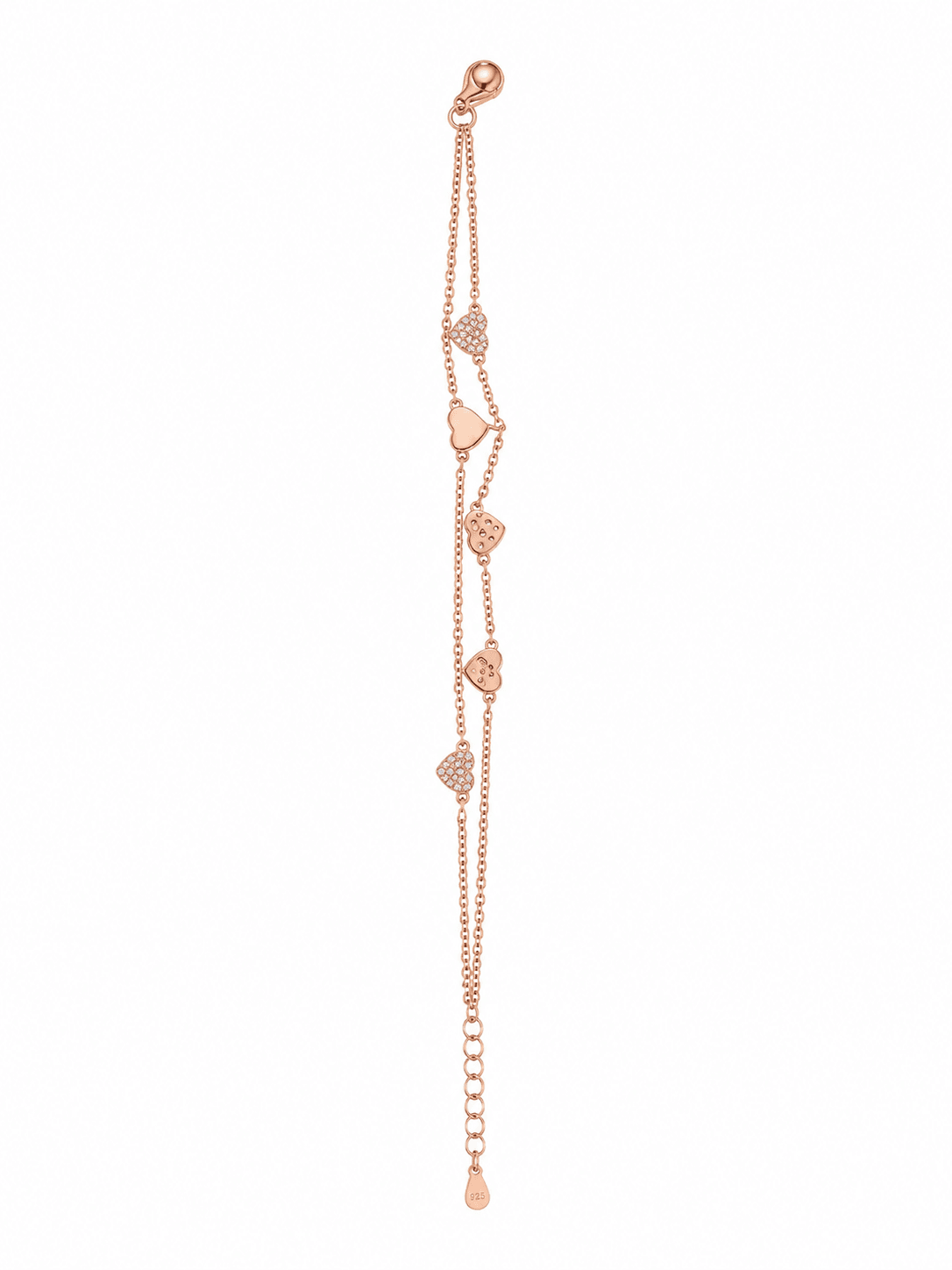 Sweetheart Cascade Bracelet - alternate view