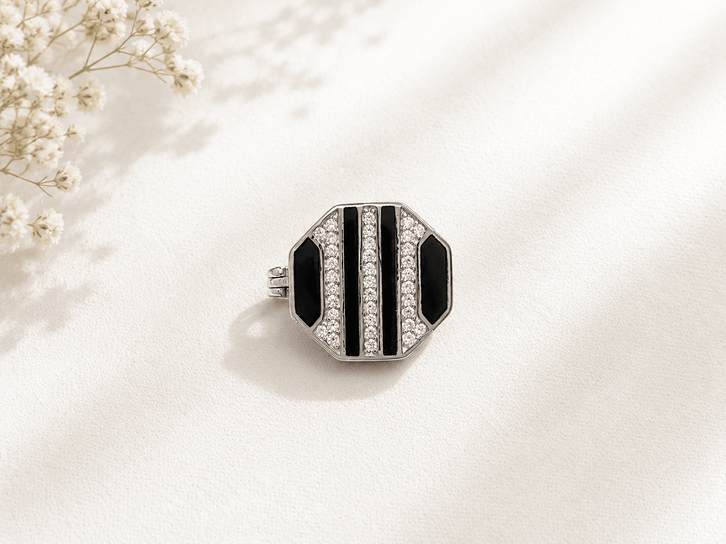 Noir Luxe Button Covers