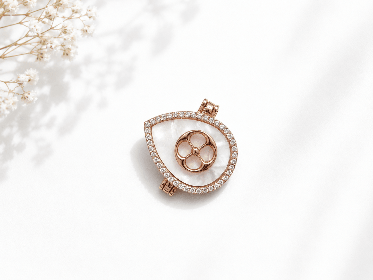 Pearl Bloom Button Covers