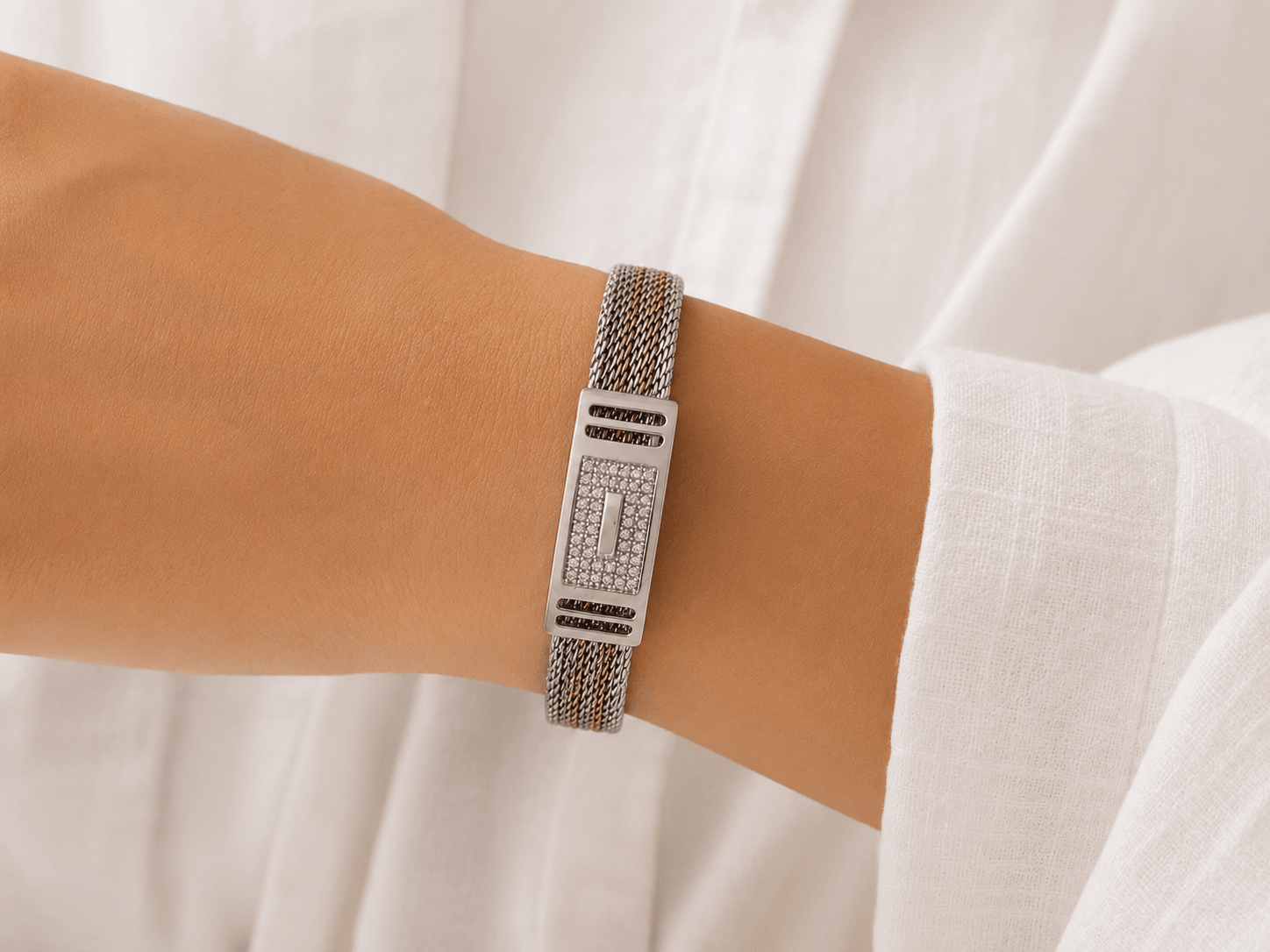 Urban Luxe Mesh Bracelet - alternate view