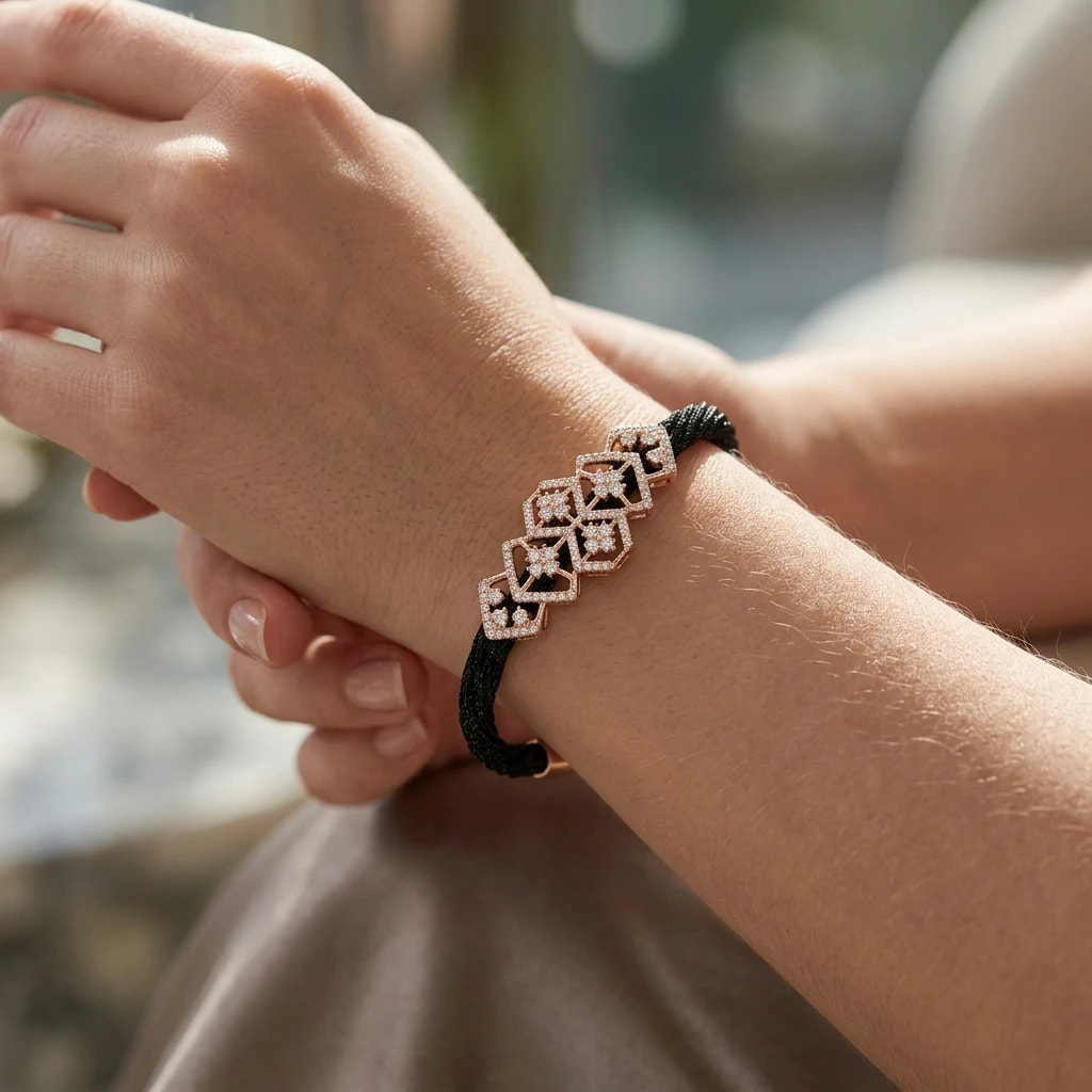 Floral Lattice Bracelet