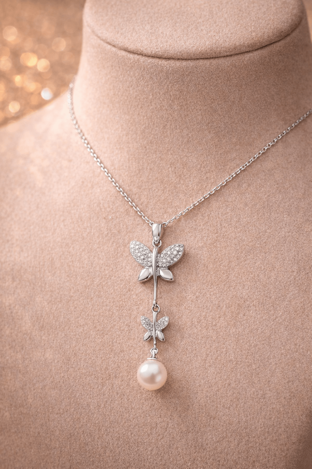 Pearl Butterfly Pendant