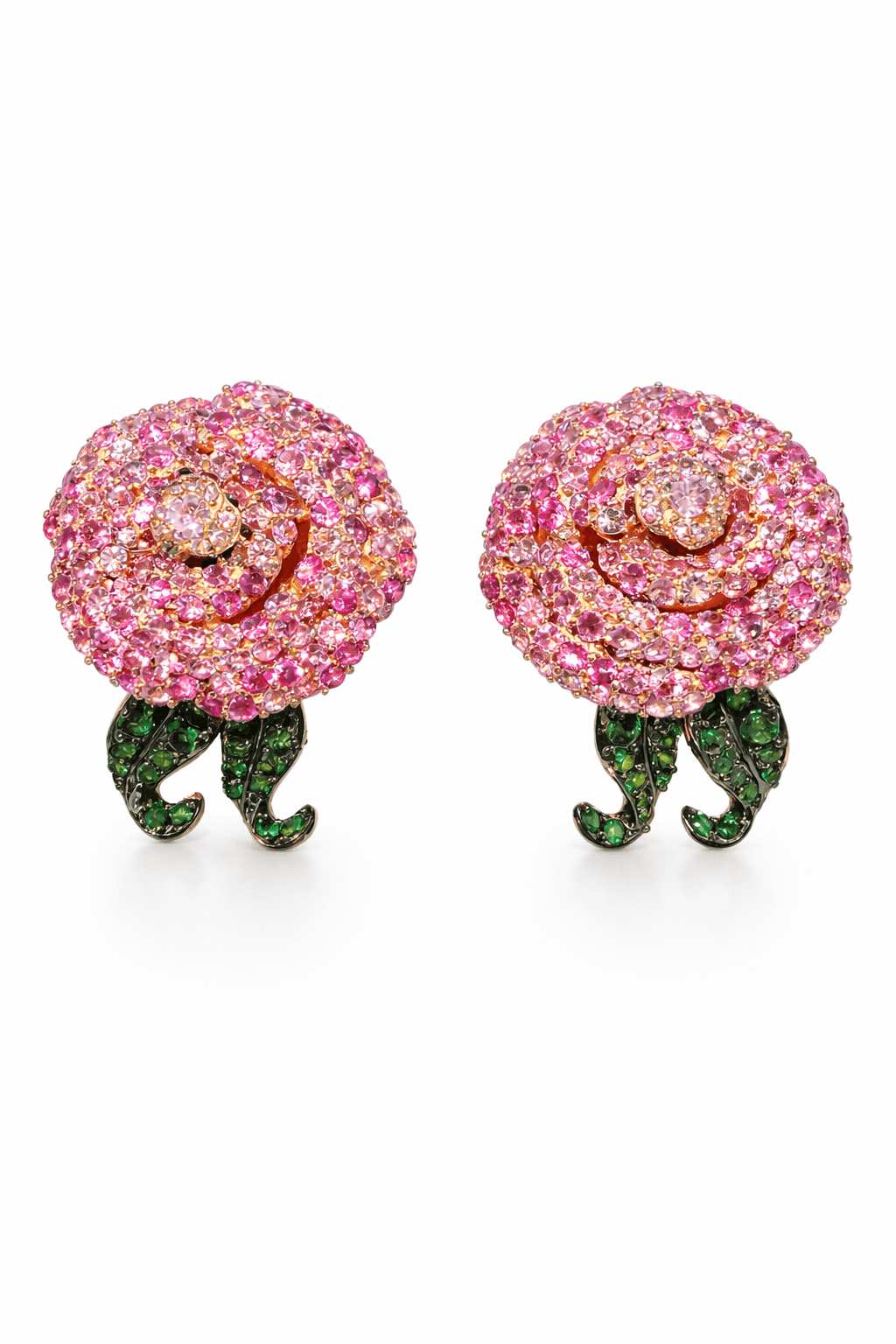 Silvpop Pink Crystal Floral Statement - alternate view